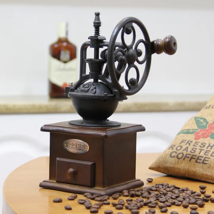 Máy xay cà phê Chính Hãng - Máy xay cafe bằng tay - Dụng cụ xay cafe kiểu cổ điển