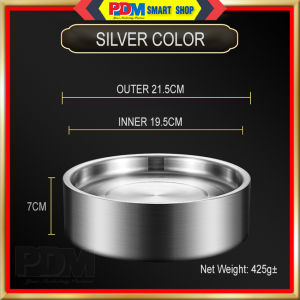 PDM 304 Stainless Steel Japanese Sashimi Ice Plate Keep Cold Serving Sushi Tray Ice Chilled Serving Tray Raw Salmon Tray