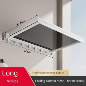 ระเบียงราวตากผ้าติดผนังตาข่ายราวตากผ้าพับราวตากผ้าห้องน้ำชั้นวางกล้องส่องทางไกลแบนวางเสื้อผ้าดวงอาทิตย์