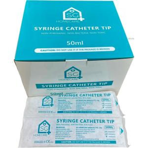 Authentic SG Homecare & Terumo Medical Sterile 50ml catheter tip Syringe- Milk and Liquip Feeding