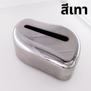 กล่องใส่ทิชชู่ เรียบหรู เงางาม สวยงาม ดีไซน์มินิมอล พร้อมส่ง