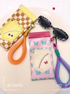 【Ship in 24H】Eyeglasses Accessory Pouch/Storage Bag /Sunglasses Organizer/Portable Cute Dopamine Storage Bag/sunglasses bag 眼镜袋-059