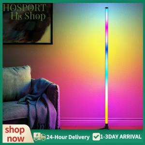 【HPS】 RGB LED Corner Lamp with Music Sync Ambience Light App & Remote Control for Bedroom Living Room Gaming Room