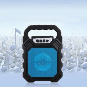 3 Inch Portable Wireless Speaker With Or Without Microphone Mic High Performance Sound Quality Bluetooth Rechargable Portable Speaker with USB/ TF/ AUX/ LED Light with mic or without Mic