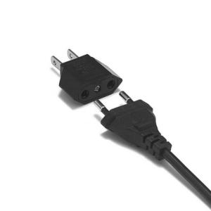 Canhtq EU Euro Europe to US USA Power Jack Wall Plug Converter Travel Adapter Adaptor