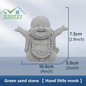 XZ✨✨✨ Lapis Lazuli đồ trang trí mô hình nhà sư nhỏ đồ trang trí linh vật trang trí máy tính để bàn sáng tạo vi cảnh quan