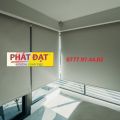 (Rèm ngang 0.8m) Rèm cuốn, rèm sáo cuốn vải trơn 6 màu, chống nắng 100%, đặt theo yêu cầu. 