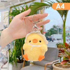 [COD] Homein Cute Little Yellow Chicken Bag Pendant Plush Toy Doll Netred Chick Keychain Gift