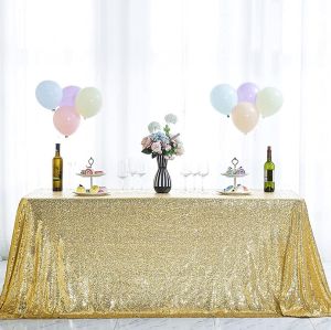 Sequin Table Cloth Rectangle Designed Festival 120x180cm