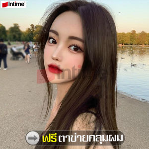 intime mall แถมฟรีตาข่ายคลุมผม วิกผมยาว Long wig ผมปลอม วิกผมปลอม วิกผม Wig วิกผมผู้หญิง วิกผมคอสเพลย์ Cosplay wig วิกผมตรง แฮร์พีช แฮร์พีชผมยาว