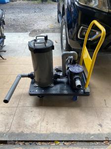 Swimming Pool Custom Portable Vacuum - 0.5HP Pump Cartridge Filter Trolley 5Mtr Wire Cable Wc Portable Handheld Pool Vacuums Window Vacuum Cleaner Battery Powered Pool Vacuum - Lazada