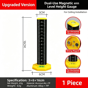 Light Steel Keel Leveling Artifact Ceiling Levelin Scale Tiling Ruler for Wall Floor Tile Ceiling Installation Home Construction Dspecial height ruler for ceiling tile laying floor tile leveling and tiling tools leveling artifact.