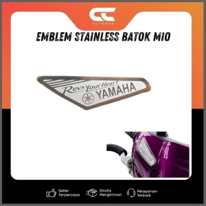 EMBLEM BATOK DEPAN YAMAHA MIO STAINLESS ANTI KARAT