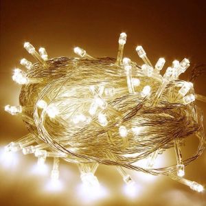 ✨SG Ready Stock✨10M 100 LED String Lights Wedding Fairy Christmas Lights Outdoor Twinkle Christmas Tree Decoration