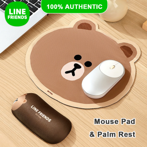 Hàng Chính Hãng 100% Dòng Bạn Bè Miếng Lót Chuột Nâu Chống Trơn Trượt Chất Liệu Mềm Mại Thoải Mái Di Động Quà Tặng Sinh Nhật LFB107