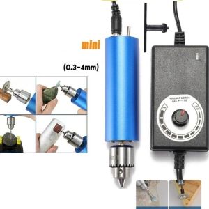 A5TG 13000 vòng/phút Máy mài điện mini Cầm tay Đầu cặp 0.3-4mm Máy mài cầm tay Bền bỉ Đa chức năng Mán tay điện Khắc gỗ và đánh bóng