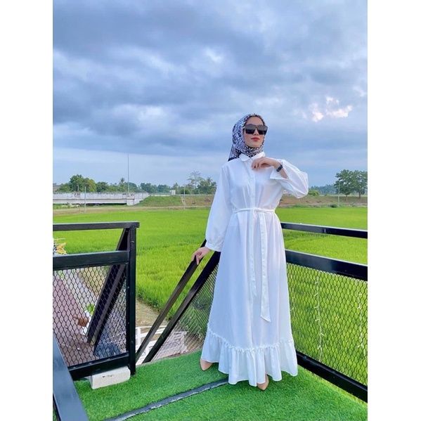 Dress Murah Dress Viral Muslimah fashion Dress Butang Lazada