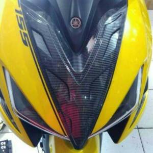 Cover Dada Aerox 155 Carbon Tutup Dada Depan Aerox 155 Dasi Tameng Depan Aerox 155