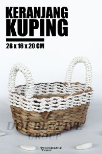 Keranjang anyaman seagrass / Keranjang anyaman Enceng toples / Keranjang anyaman Enceng vas bunga wadah aqua
