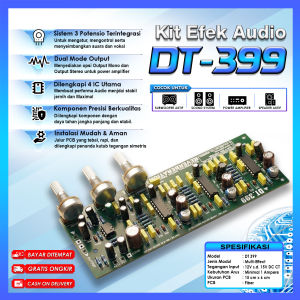 Kit ECHO Reverb 3 IC PT2399 Suara Nyeees FULL MKM