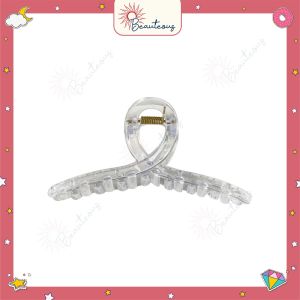 Jepit Rambut Wanita Model Silang Glossy Transparan Jedai Fashion Daily Simple Sanggul Korean Style