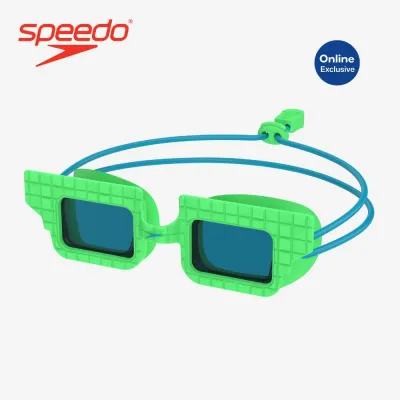 Speedo Kids Sunny G Overworld Goggles Screaming Green/ Cobalt_8-E000056002
