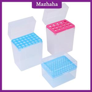 Mazhaha กล่องปลายหลอดทดลองพลาสติกสำหรับทดลองทดลองทดลองหลอดปิเปตต์ขนาด10ul 200มล. 1มล. 5มล. 10มล. กล่องพลาสติกขนาดเล็ก