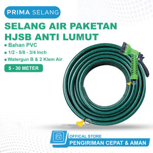 Prima Selang Selang air Cuci Motor 15 Meter Paket Selang Air Dan Semprotan Air Watergun 7 Variasi Alat  Siram Tanaman Selang Anti Lumut Selang Taman Berkualitas