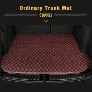 Leather Car Trunk Mat for Mercedes Benz CLA Class 2013 2014 2015 2016 2017 2018 2019 Car Rear Trunk Tray Matting Cargo Liner Carpet Storage Mat Car Interior Accessories Car Styling