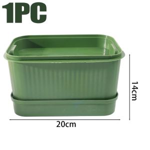 1/3x Sprouter Tray with Cover Sprout Dish Growing Pot Germination Tray Soilless Cultivation Germination Nursery Tray