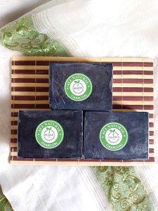 ALL NATURAL(ORGANICS) CHARCOAL WHITENING SOAP - 135 Grams (3 Pcs.)