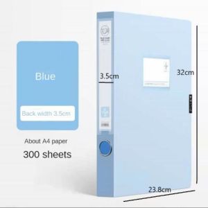 Office File Case Long Document Organizer Pole File Box Hardboard File Package File Box File Organizer Folder Organizer For Document A4/Long 23.8X32CM/23.5X35.5CM