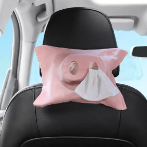 Creative Car Tissue Box Paper Towel Cover Multifunctional Car Armrest Box Back Paper Towel