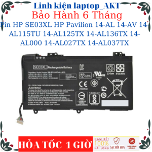 Pin laptop HP SE03XL HP Pavilion 14-AL 14-AV 14-AL115TU 14-AL125TX 14-AL136TX 14-AL000 14-AL027TX 14-AL037TX