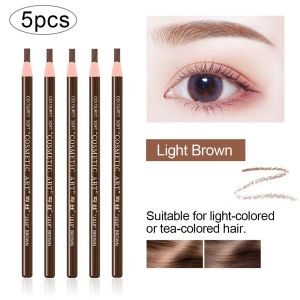 5PCS Pull-String Eyebrow Pencil Set - Waterproof Smudge-Proof Fine Tip (5 Shades) | Vegan & Long-Lasting | Free Shipping SG