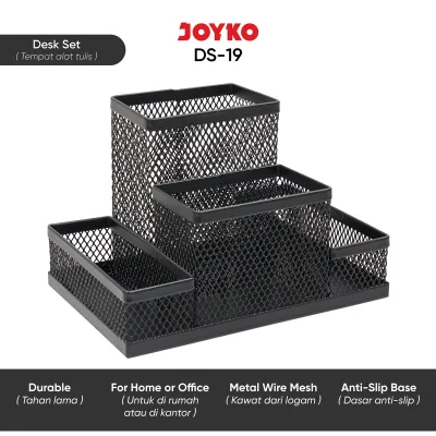 Desk Set / Pen Holder / Tempat Alat Tulis Jaring Jala Joyko DS-19