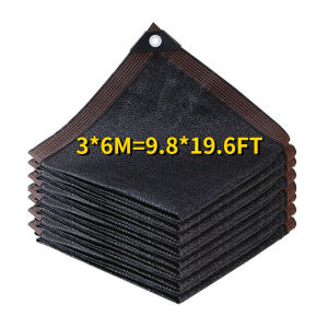 đen Lưới Che Nắng Mái Hiên Chống Nắng 90% Vải Chống Nắng Sân Vườn Cắm Trại Ngoài Trời Chống Tia UV Tấm Che Nắng Ô Tô Tấm Che Nhà Kính Cây Trồng