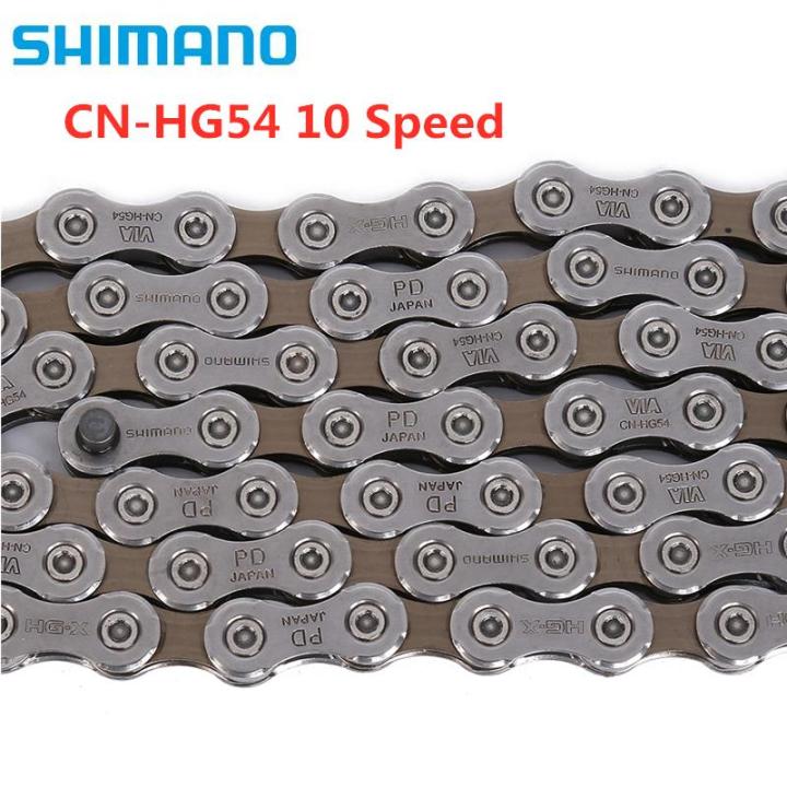 SHIMANO CN HG54 Chain 10 Speed Bike Chain 116L 120 Link for MTB Mountain Bike Road Bicycle CN HG54 116 links Lazada PH