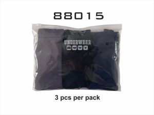 AMX 88015 MENS UNDERWEAR 3 pcs PER PACK PLUS SIZE BRIEFS STYLE TRUNKS BIG SIZE BOXER SIZE M TO 6XL