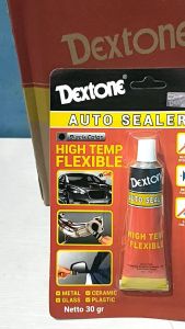Lem Dextone Auto Sealer Hi Temp Anti Tahan Panas Hitam 30 gr
