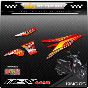 Stiker Striping NEX LAMA OLD Sticker Motor Suzuki Nex Old Lama List Variasi . KS.05