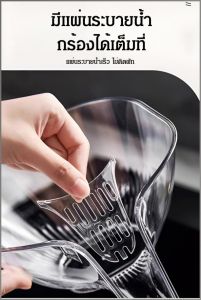 อ่างล้างจาน แข็ง ตะกร้าล้างจาน กรองน้ำแบบแยกเปียกและแห้ง ทนทาน หรูหราเบาๆ ประหยัดพื้นที่