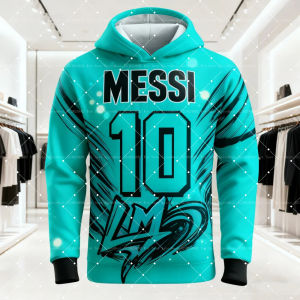 2025 New Messi Graffiti Hoodie Edition Comfortable Casual Streetwear Training Top for Spring Autumn Winter Mens Hoodies Womens Hoodies