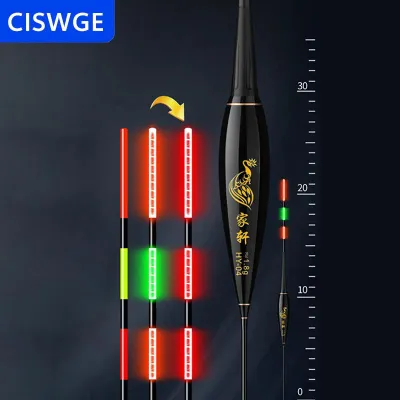 [COD] CISWGE Thông Minh LED Câu Cá Float Rất Nhạy Cảm Nhắc Nhở Phao Cảm Biến Trọng Lực Phát Sáng Điện Câu Cá Đêm Nhấp Nháy Đuôi Sáng Phao