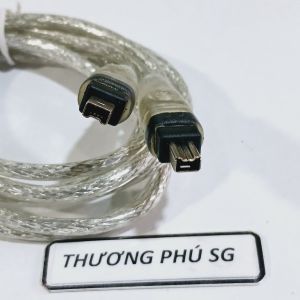 Cáp 1394 dài 1.5m: Cáp 2 đầu 4 Pin / Cáp 6 Pin ra 4 Pin / Cáp USB ra 4 Pin / Cáp 2 đầu 6 Pin