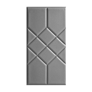 LUMIQLO Hình chữ nhật Tem dán tường 3D Chống va chạm Tấm tatami Túi mềm đầu giường Tự làm Tự dính Giấy dán tường trang trí phòng ngủ cho trẻ em