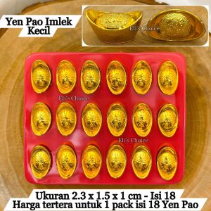 DEKORASI KOIN & YENPAO IMLEK 1 PACK  / HIASAN KOIN YEOPAU LOGAM SINCIA ORNAMEN HAMPERS PARCEL IMLEK