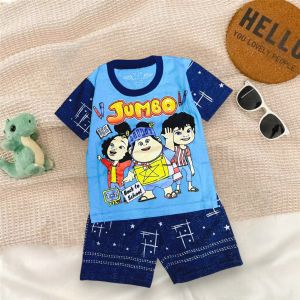 Setelan Baju Harian Anak Model Terbaju Jumbo Bahan Katun Ready Usia Anak 3 Bulan-10 Tahun