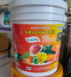 SIÊU LỚN TRÁI CÂY CÓ MÚI Xô Phân bón thúc lớn trái lên màu cho cây có múi Xô 20 lít