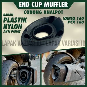 Endmuffler Knalpot Motor Honda Vario 125/150 New PCX 160 Vario 160 Premium Anti Pecah PROMO END MUFFLER VARIO 160 ABS CBS 2022 2023 2024 PCX PCX 160 CORONG KNALPOT VARIO 160 PCX 160 Promo Corong Knalpot /